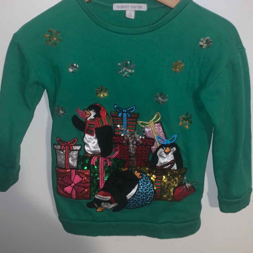 Celebrate Together Penguin Christmas Holiday Sweater